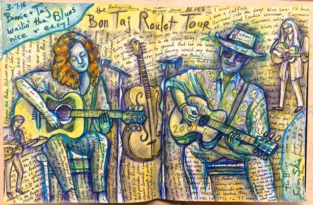 Bon Taj Roulet Blues. Susan Shie 2016.