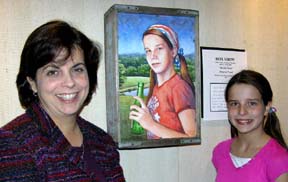 The Margarets and their piece in the Box Show.          Susan Shie 2005.