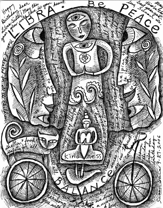 Libra Birthday Blessings Susan Shie 2006