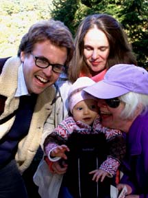 Mike, Gretchen, Eva, and me at Mohican. James Acord 2005.