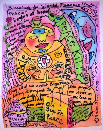 Old Bags for Peace.  Susan Shie 2005.  