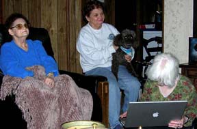 Aunt Mae and Mama Wanda. 
                                Susan Shie 2005.  