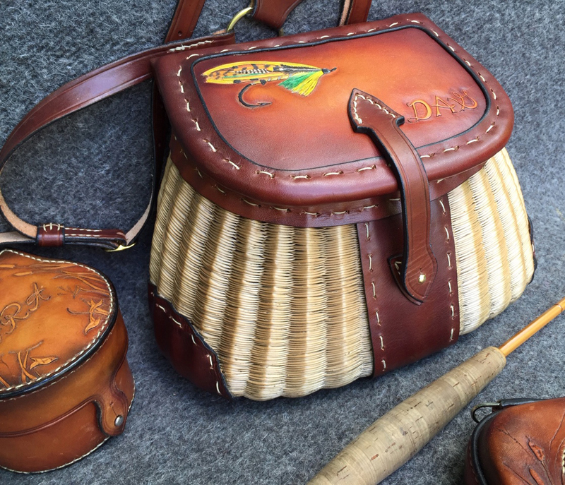 James Acord's Leather. All hand made fly fishing equipment cases