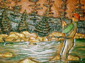 Cella Bag - back scene detail. James Acord 2005.