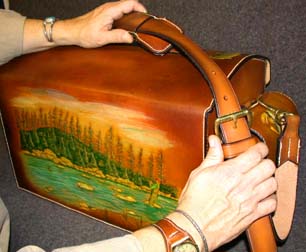 Cella Bag back view.James Acord 2005.