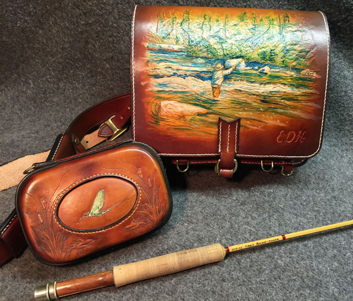 James Acord Leather: Catalog: Fly Cases: fly fishing, equipment cases,  custom order, Salmon flies, Steelhead flies, trout flies, wet flies, dry  flies, trout