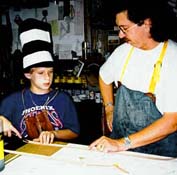 Jacob in his hat. James Acord 1997.
