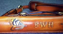 James Acord's Fly Rod Cases. World's most coveted custom order,elegant hand made  fly fishing gifts.Collectible,corporate logos gifts,heirloom, unique,high  quality.Art leather cases. ly fishing, equipment cases, custom order,  Salmon flies, Steelhead