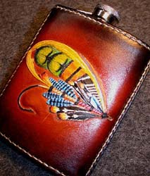 Lang Syne flask-front ©James Acord 2003.