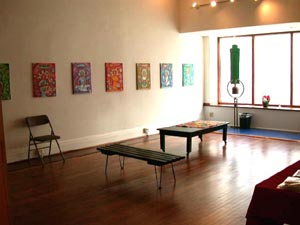 Inside the center, front room Susan Shie 2001.