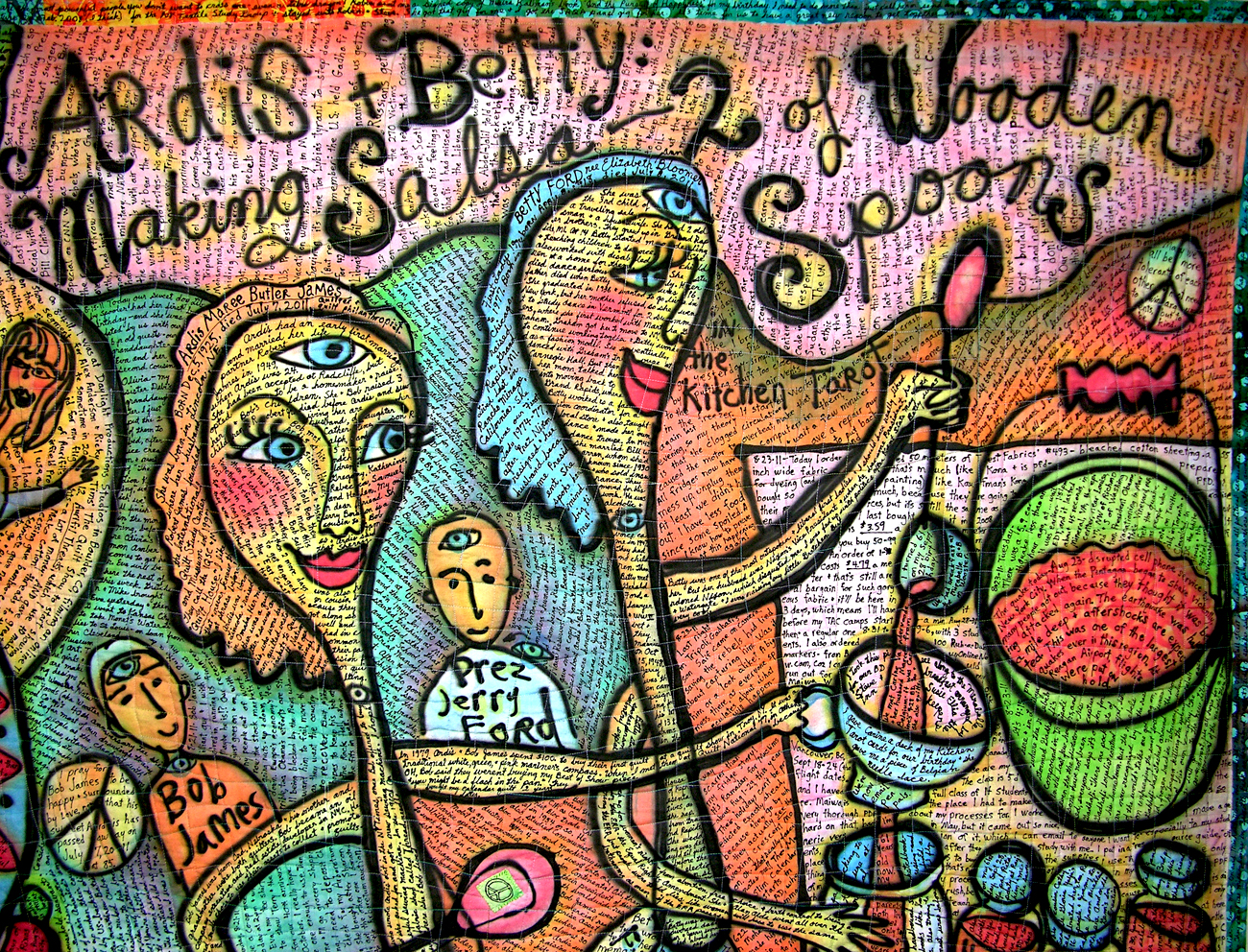 Ardis and Betty. detail view. Susan Shie 2011.