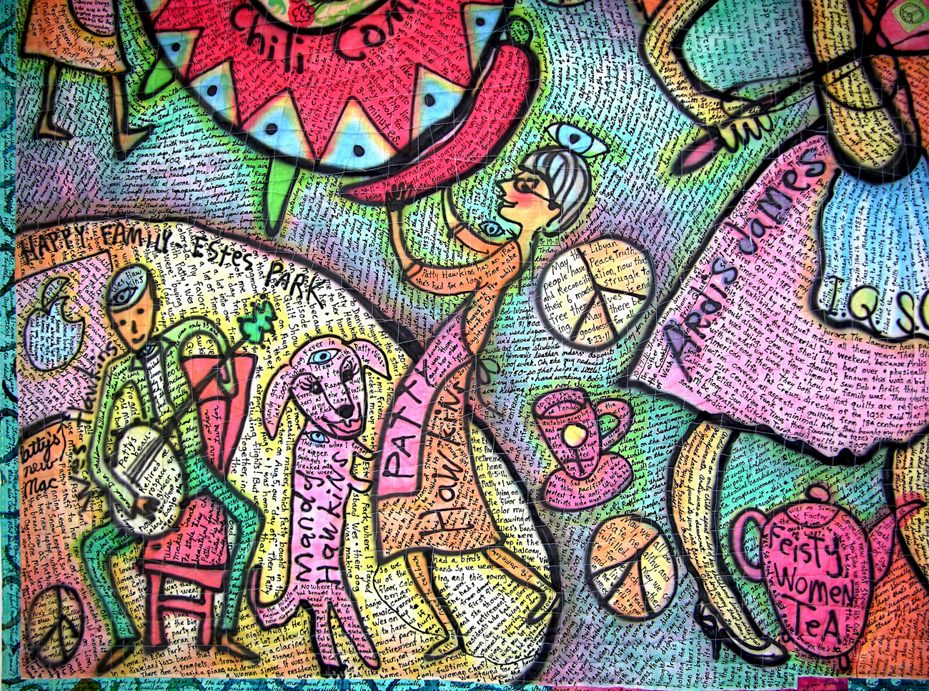 Ardis and Betty. detail view. Susan Shie 2011.