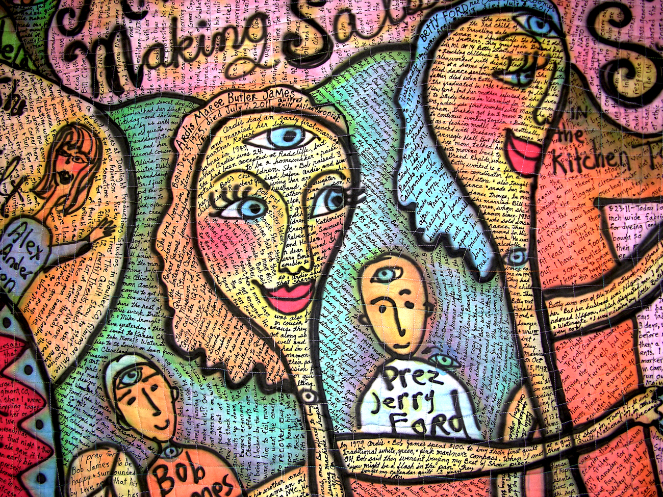 Ardis and Betty. detail view. Susan Shie 2011.