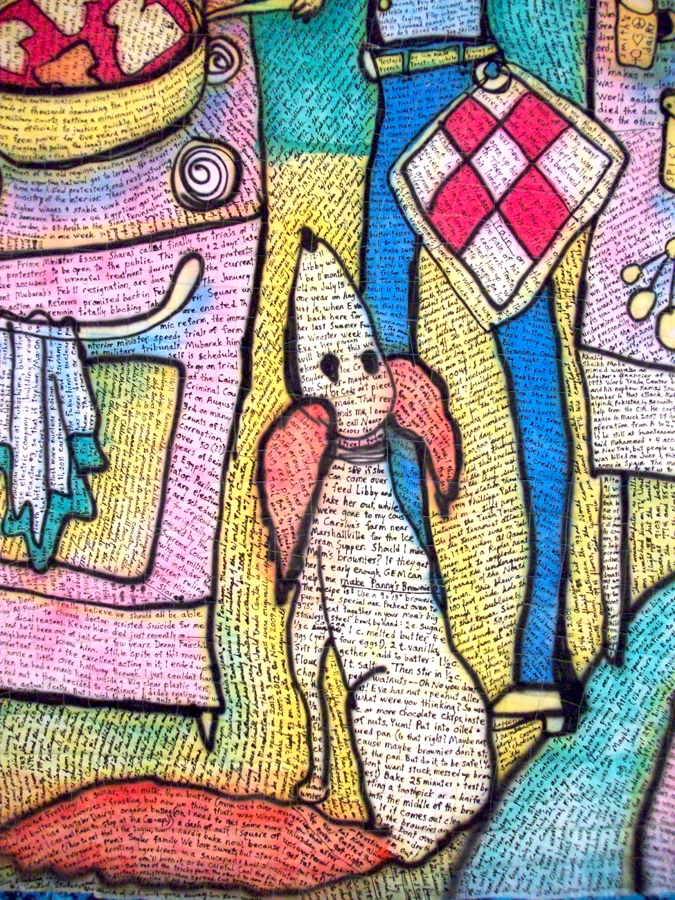 French Toast detail view. Susan Shie 2011.