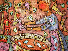 Kat Soup detail view. ©Susan Shie 2011.