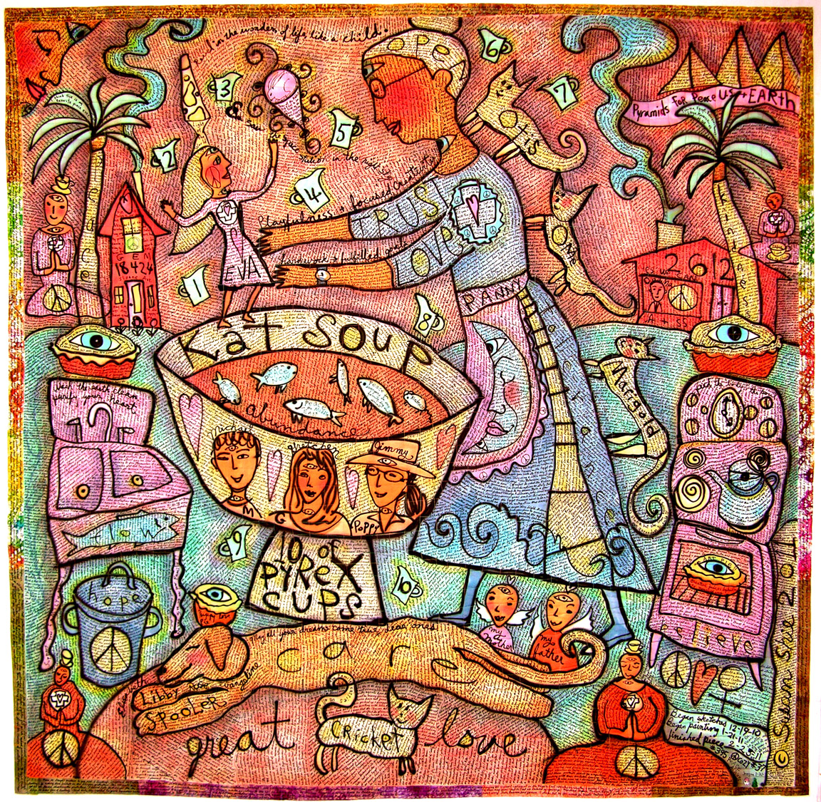 Kat Soup full view. Susan Shie 2011.