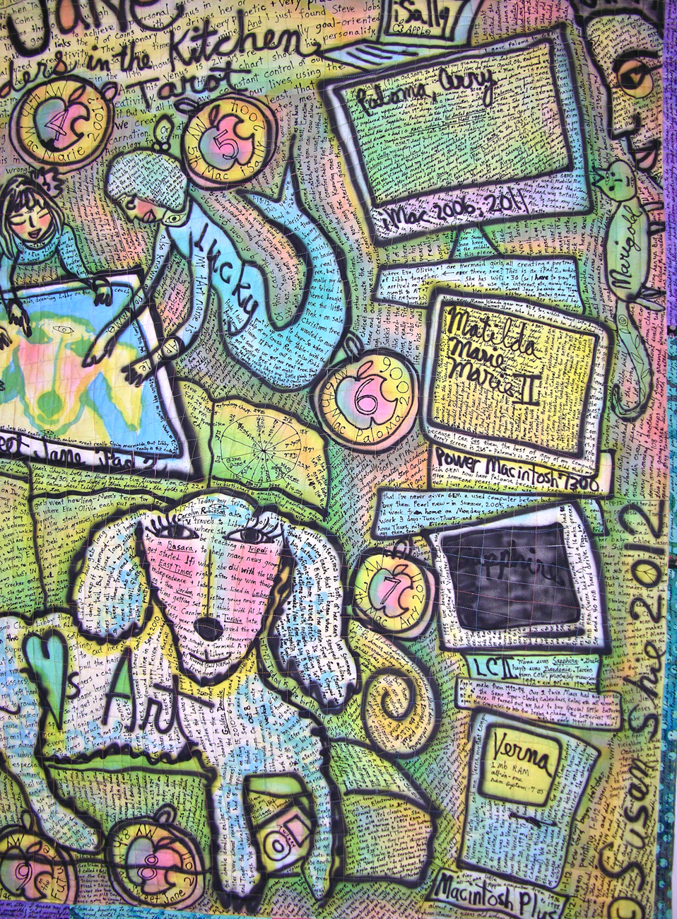 Sweet Jane detail. ©Susan Shie 2012.