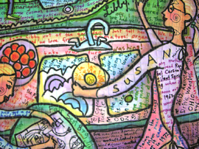 The View: 7 of Potholders. detail  view. ©Susan Shie 2012.