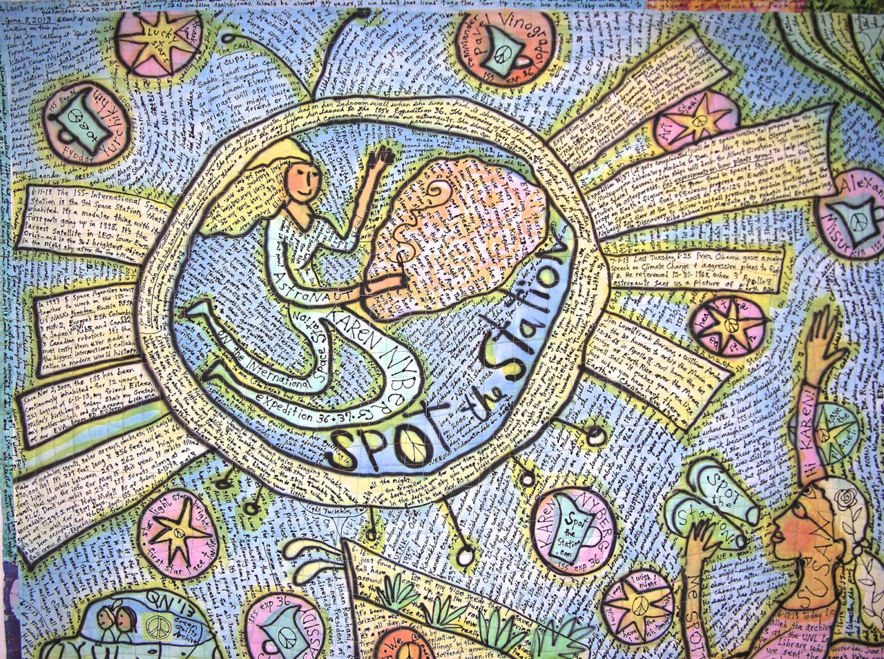 Spot the Station - detail. ©Susan Shie 2013.