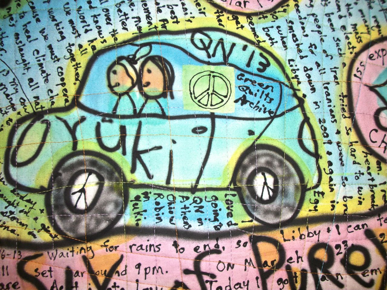 Spot the Station - detail. ©Susan Shie 2013.