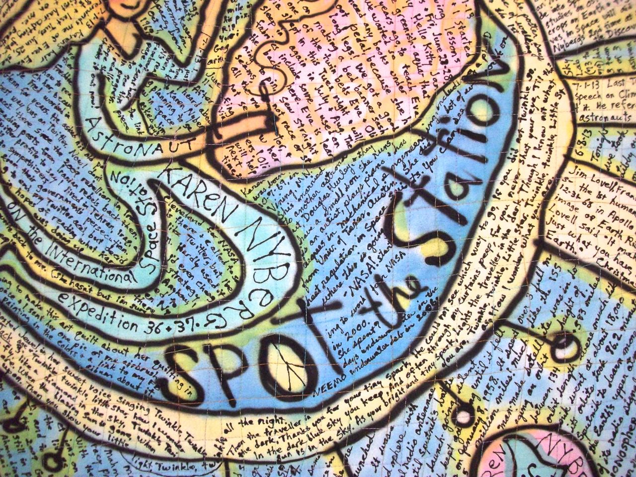 Spot the Station - detail. ©Susan Shie 2013.