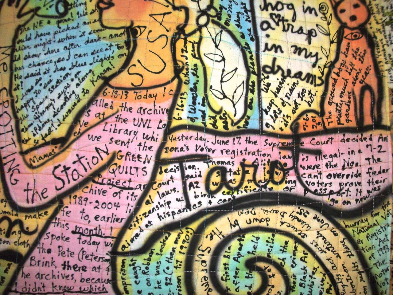 Spot the Station - detail. ©Susan Shie 2013.