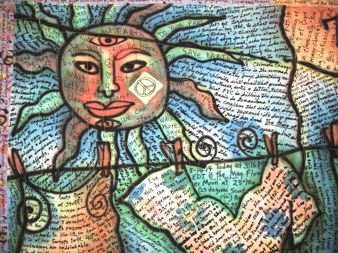 Annie Leonard. detail view. ©Susan Shie 2014.