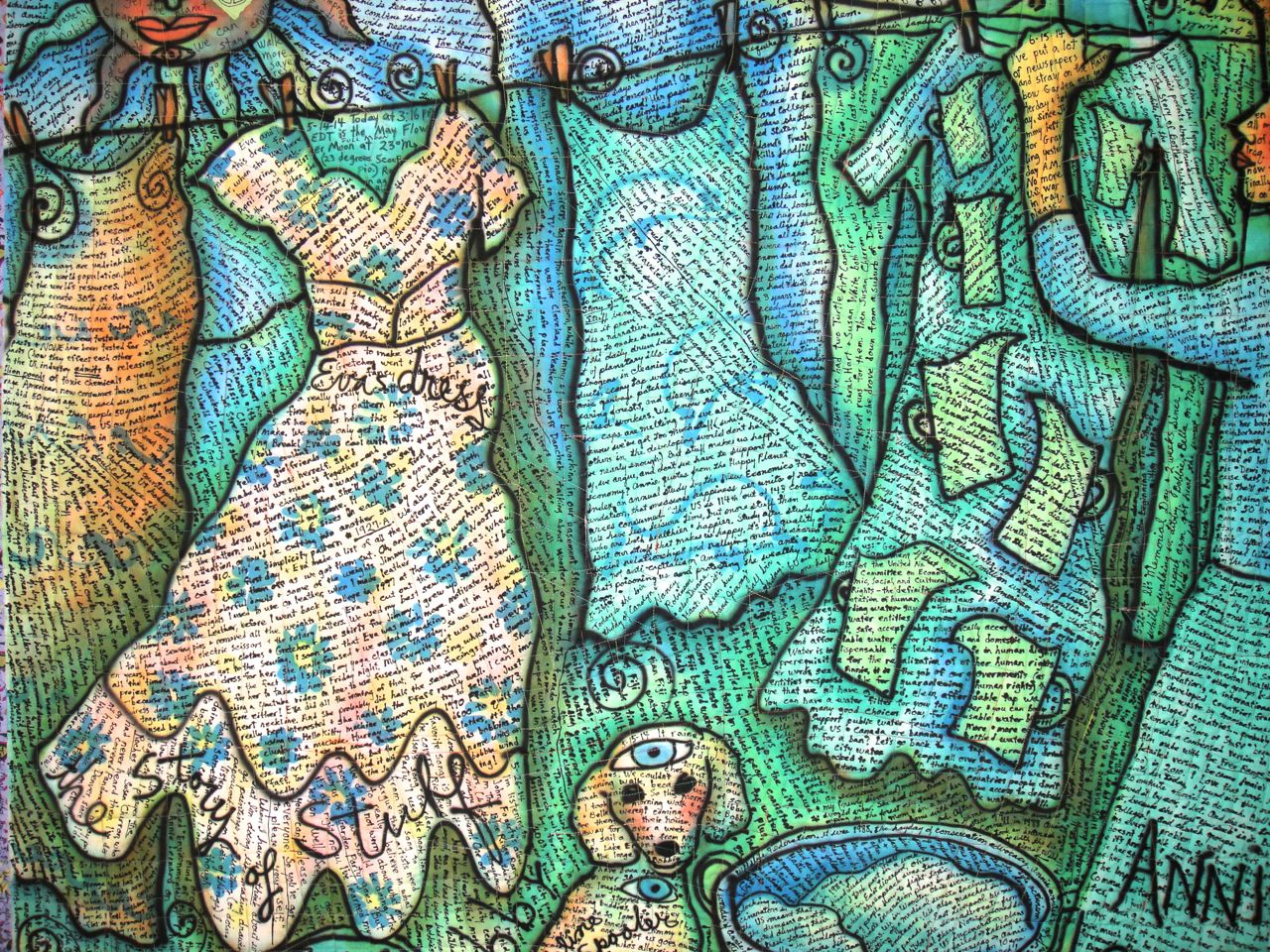 Annie Leonard. detail view. ©Susan Shie 2014.