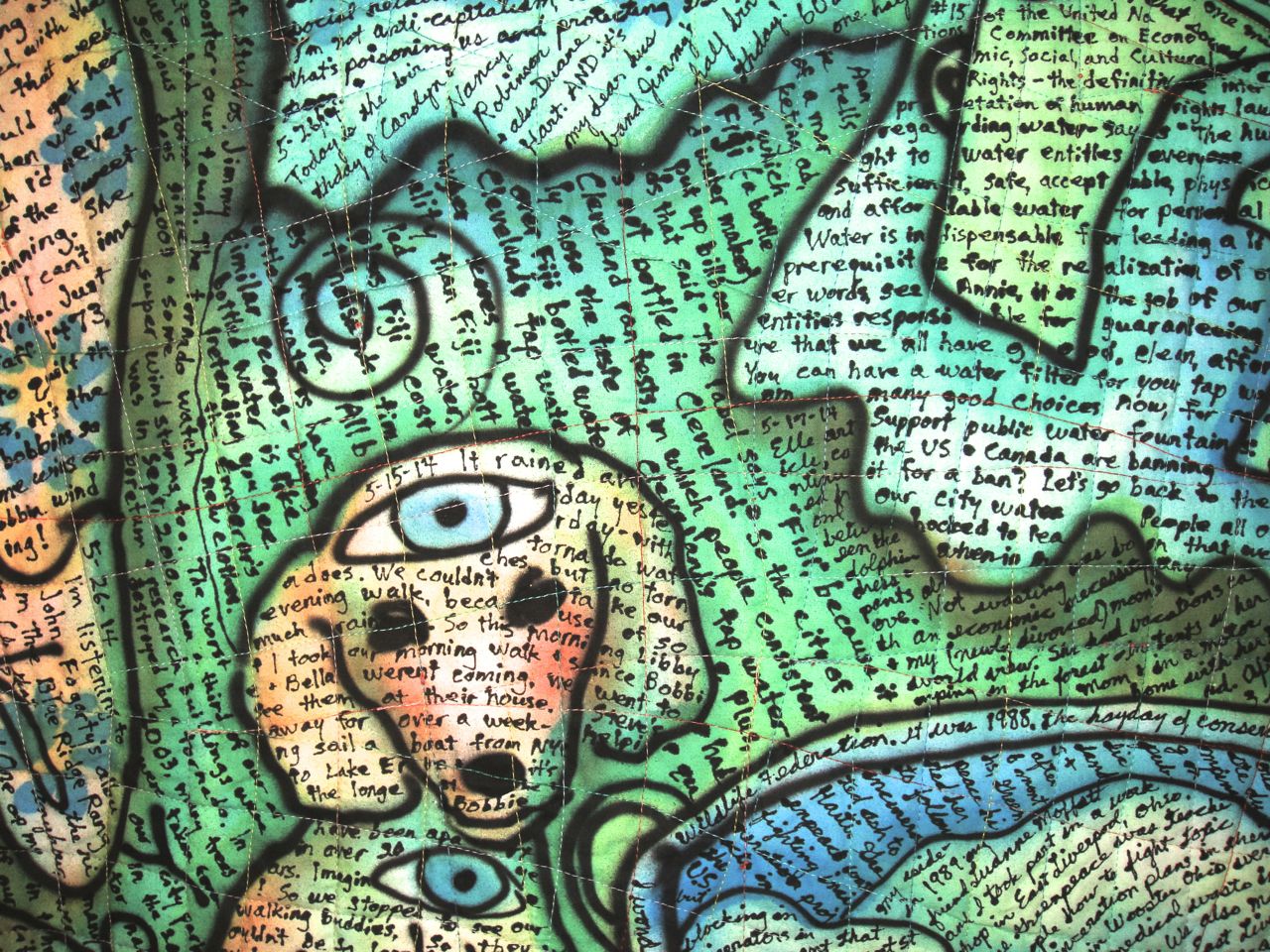 Annie Leonard. detail view. ©Susan Shie 2014.