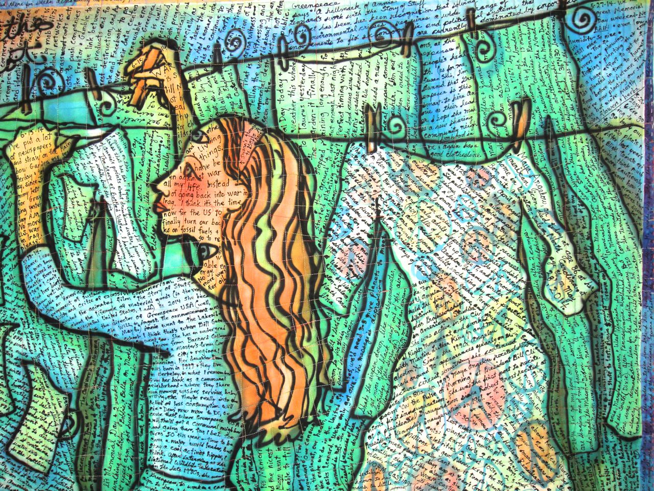 Annie Leonard. detail view. ©Susan Shie 2014.