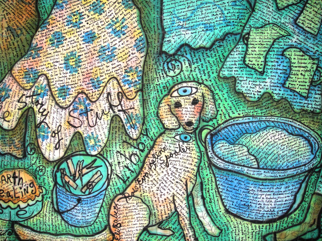 Annie Leonard. detail view. ©Susan Shie 2014.