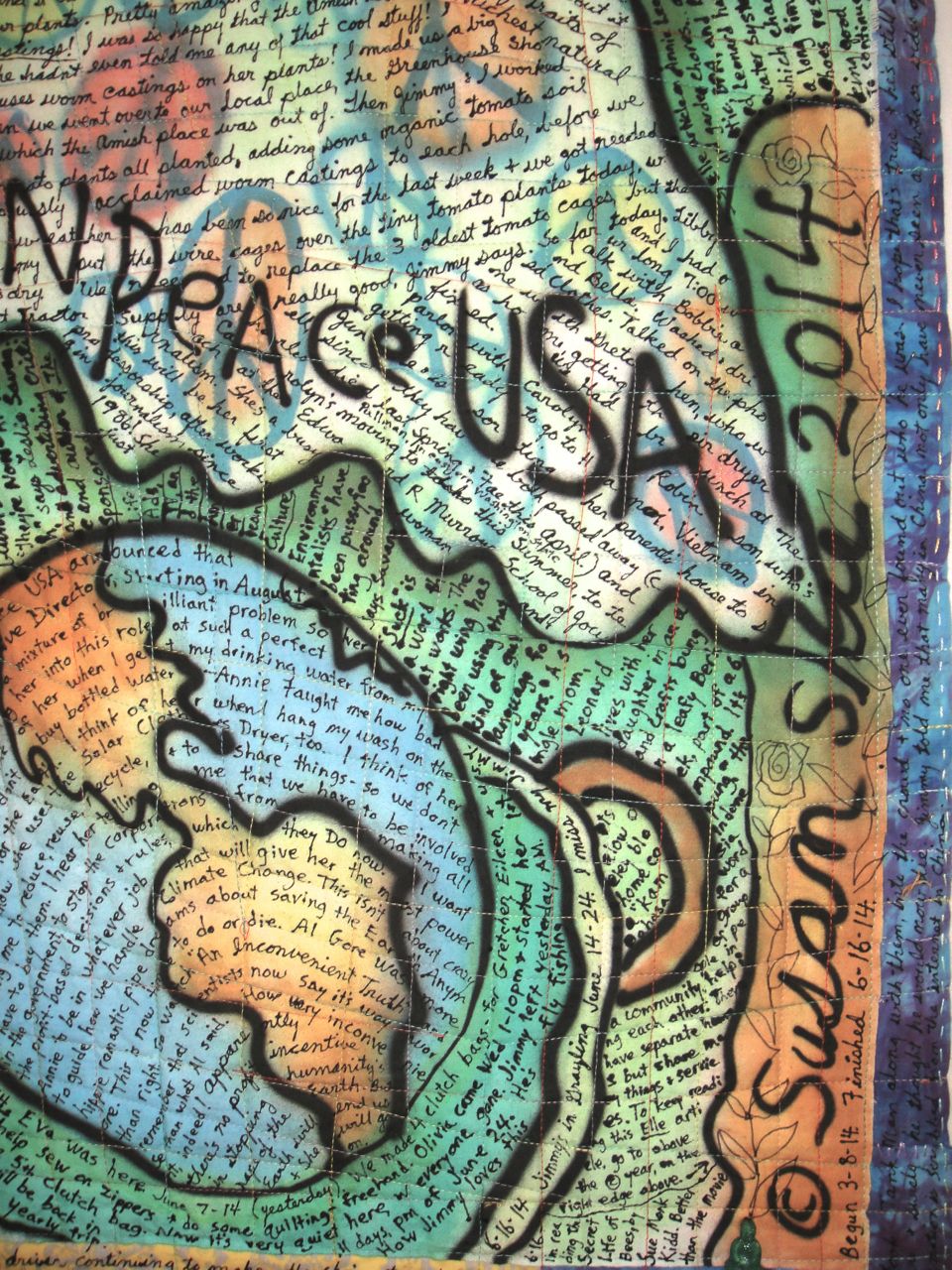Annie Leonard. detail view. ©Susan Shie 2014.