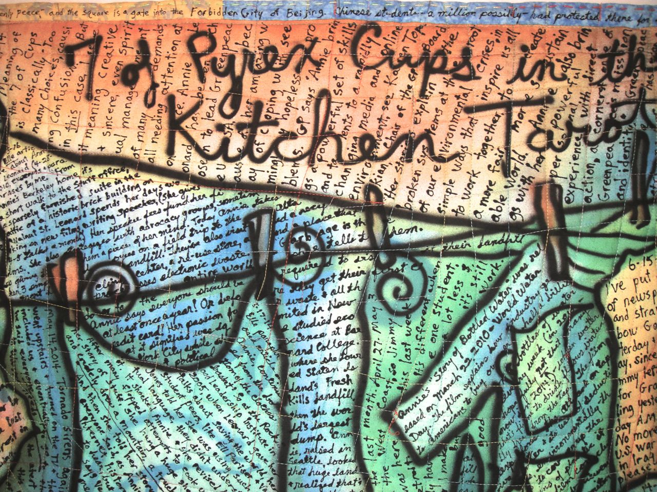 Annie Leonard. detail view. ©Susan Shie 2014.