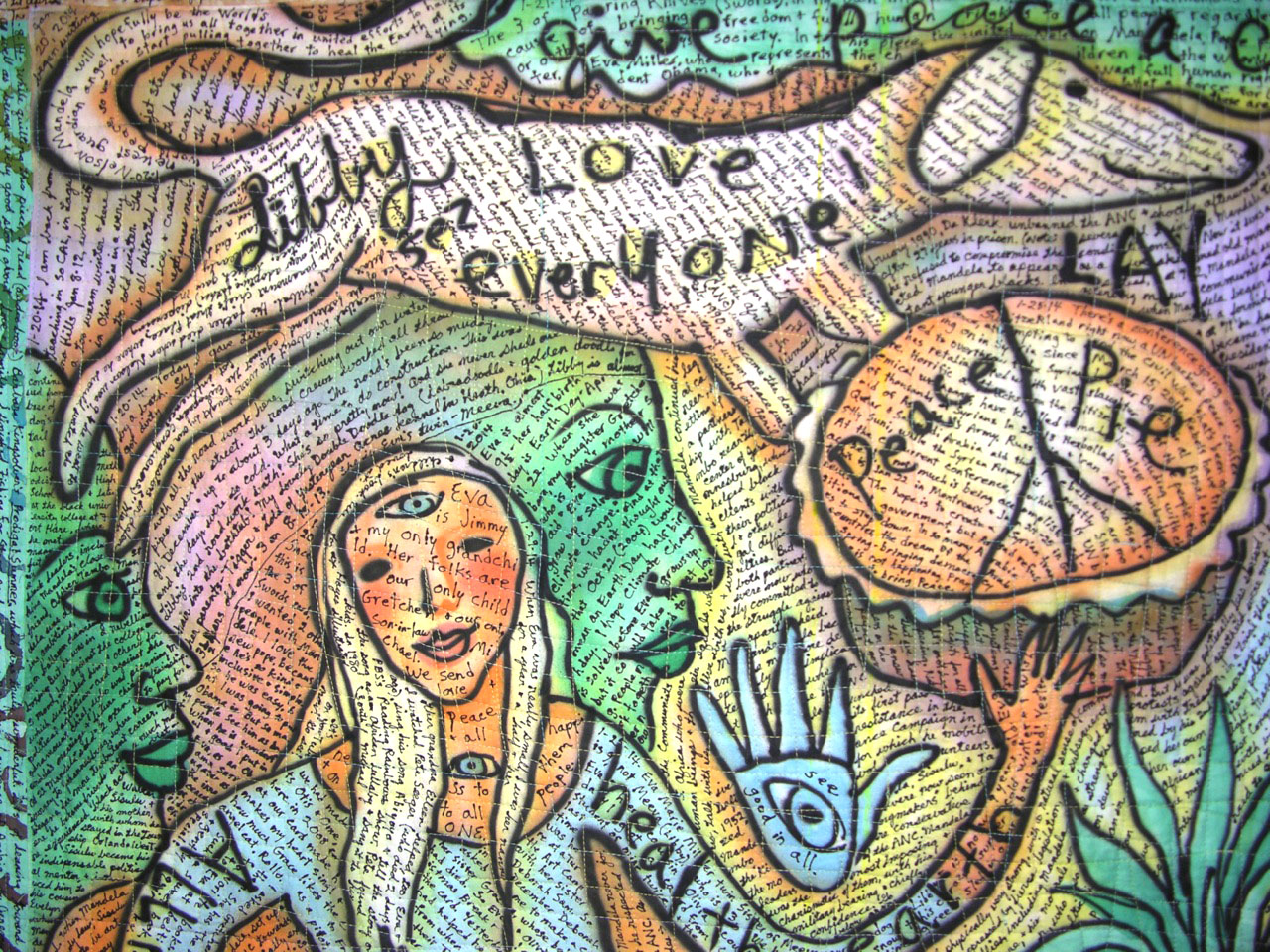 Mandela. detail view. ©Susan Shie 2014.