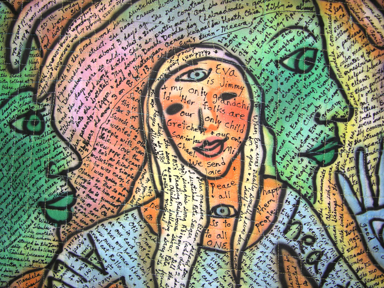 Mandela. detail view. ©Susan Shie 2014.