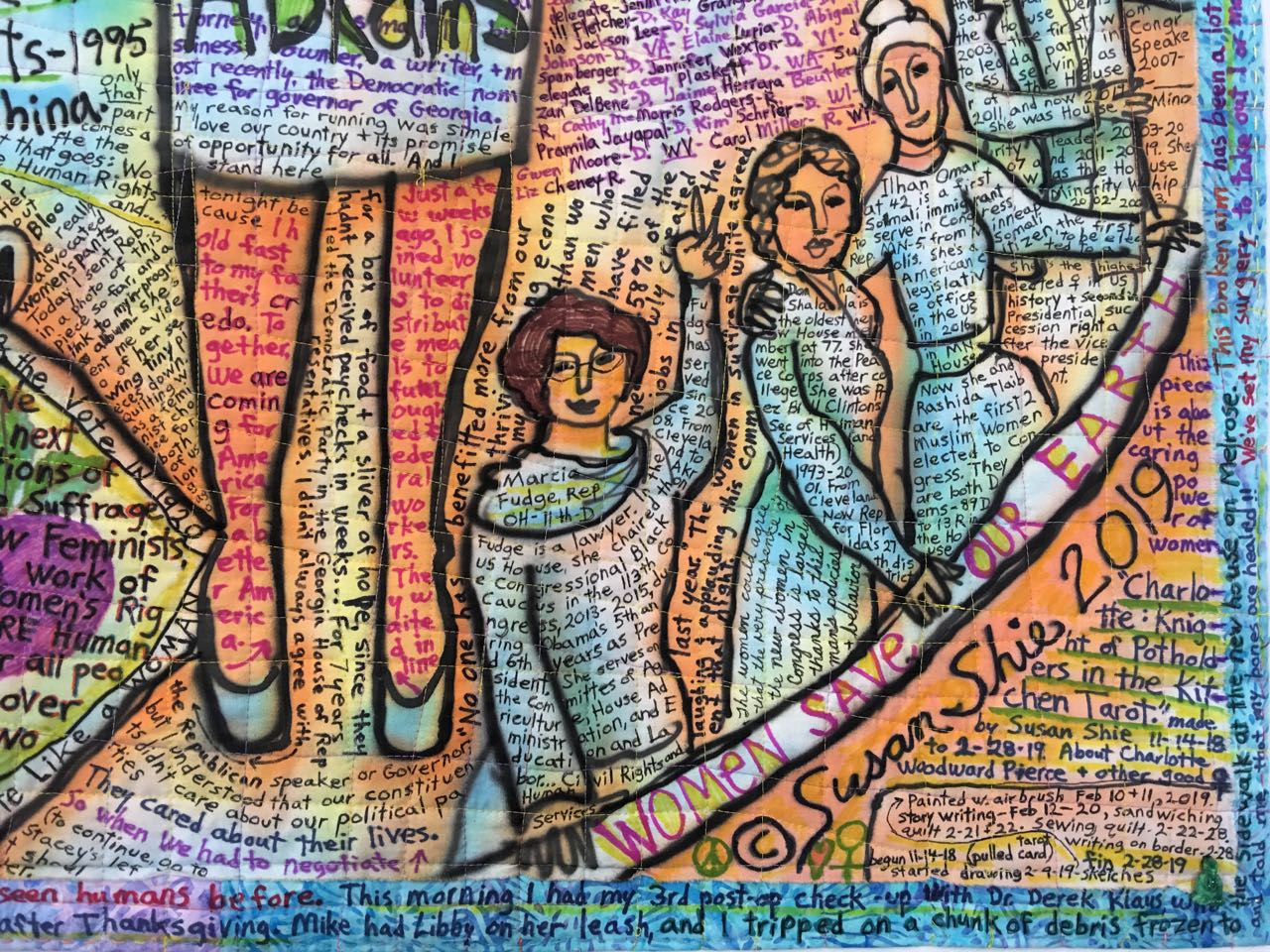 Charlotte, detail 1 ©Susan Shie 2019