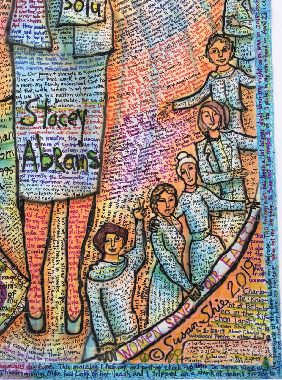 Charlotte, detail 23 ©Susan Shie 2019