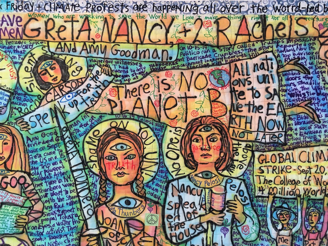 Detail of "Greta and Nancy" ©Susan Shie 2019