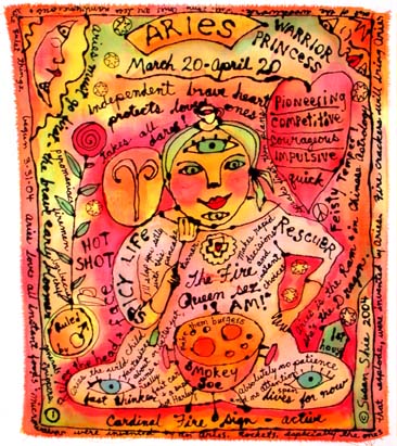 Aries Blessings #1.Susan Shie 2004.