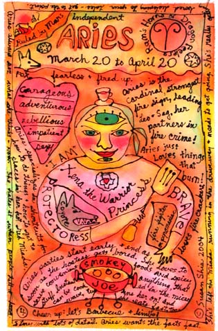 Aries Blessings #4.Susan Shie 2004.
