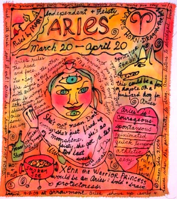 Aries Blessing#5.Susan Shie 2004.