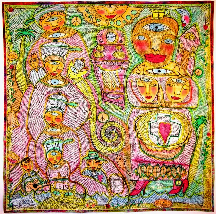 Wilma (Peace Voodoo) full view. Susan Shie 2005.