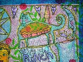 Detail of The Punch Bowl / Star. Susan Shie 2006.
