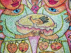 Sisters - detail view. ©Susan Shie 2006.
