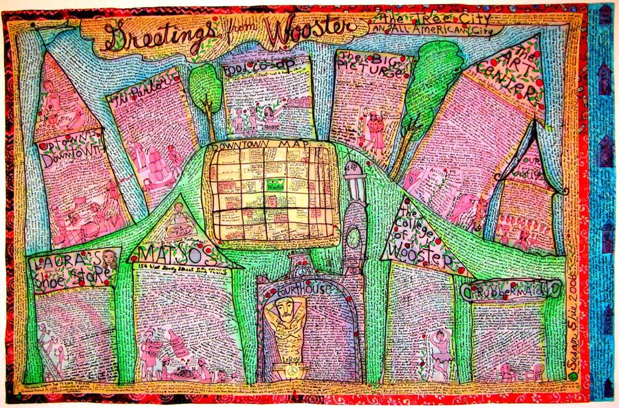 Greetings from Wooster. Susan Shie 2006.
