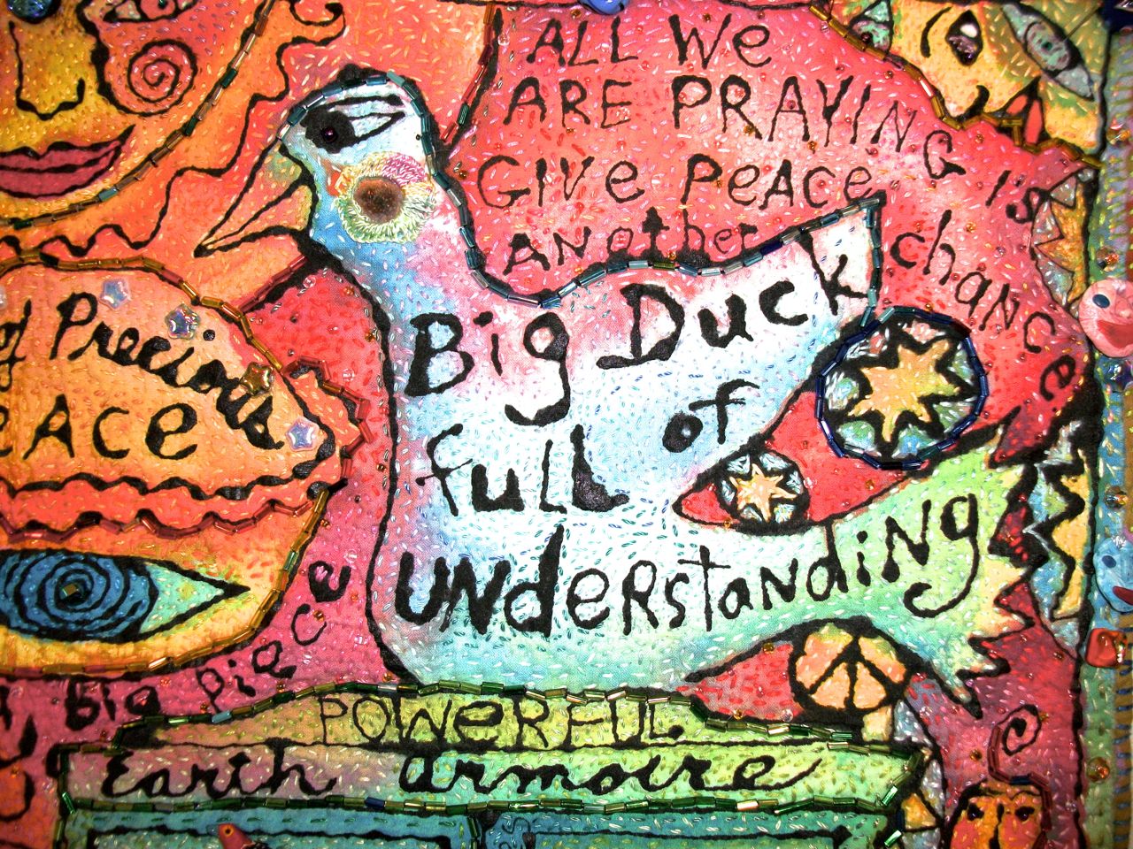 Peace Cupboard detail view. ©Susan Shie 2003.