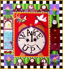 Wake Up Quilt. @Boise Peace Quilt Project 2003.