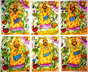 Six new St Q paintings  Susan Shie 1998.