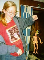 Lisa Towery at camp.