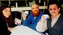 Mike and Debra meet us at the White Castle